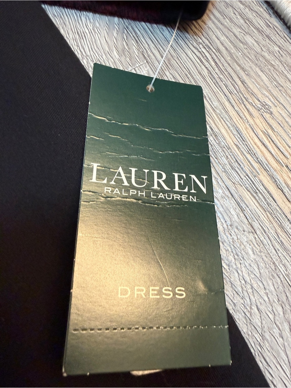 NWT Lauren Ralph Lauren Women’s Dress Size 16 Burgundy Black Colorblock Long Sle - Picture 4 of 13
